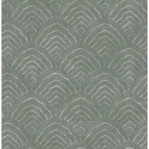 Seabrook Designs AI41508 Koi Seashells Abstract Wallpaper